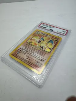 1999 Pokemon TCG Game Base Set Unlimited Charizard Holo #4 PSA 2 GOOD - Image 3