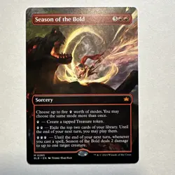 Season of the Bold (Borderless) Mythic MTG Bloomburrow - Image 1