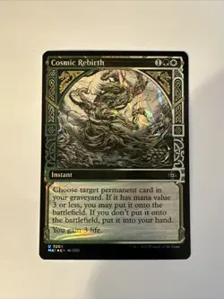 MTG Cosmic Rebirth (#208) *Surge Halo Foil* March of the Machine: Aftermath - Image 1