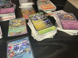 3 lbs Pokemon | 4 EX + Bulk Card Lot Commons Uncommon Rares Holo JPN + 3 packs - Image 3