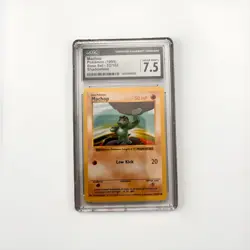 Pokemon Machop English 1999 Base Set Shadowless Common Card 52/102 CGC 7.5 - Image 2
