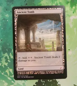 Custom Game Card-Ancient Tomb--LP Condition - Image 1