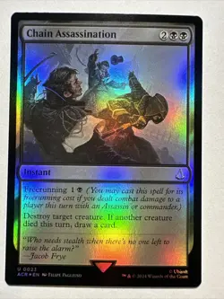 Chain Assassination - Foil AC NM MTG - Image 1