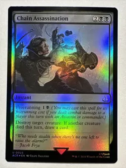 Chain Assassination - Foil AC NM MTG - Image 2