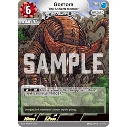 Gomora, The Ancient Monster BP03-075 RR English Ultraman Card Game - Image 1