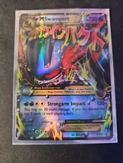 Pokemon M Swampert EX XY87 Ultra Rare Promo Card NM condition - Image 1
