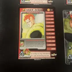 DBZ Dragon Ball Z CCG TCG Android 16 Level 1-3 + HT Unlimited Cell Saga Cards - Image 4