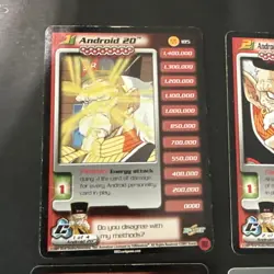 Android 20 1-3 + HT Cell Saga DBZ Dragon Ball Z Tcg CCG LIMITED CARD STARTER SET - Image 2