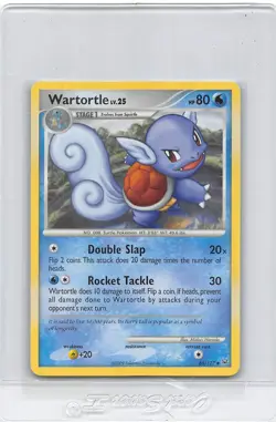 WARTORTLE 65/127 - NON-Holo UNCOMMON - PLATINUM 2009 NINTENDO Pokemon Card - NM - Image 1