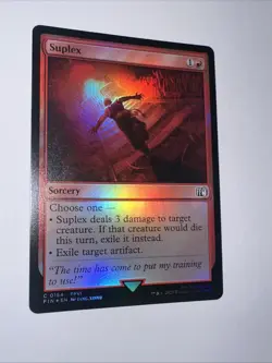FOIL Suplex Sabin Figaro FFVI (MTG Final Fantasy) (Sorcery) - Image 5