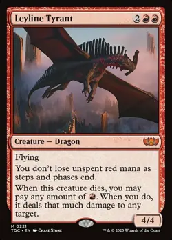 Leyline Tyrant Light Play, English Magic the Gathering MTG Commander: Tarkir: Dr - Image 1