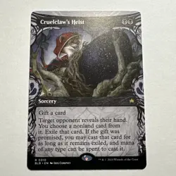 x1 Cruelclaw's Heist - Showcase R MTG Bloomburrow M/NM, English - Image 1