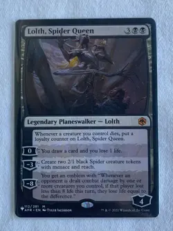 MTG | Lolth, Spider Queen | AFR | 112/281 | Mythic | NM/M - Image 1