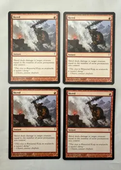 Skred x4 MTG Coldsnap 4x Magic Very Good Light Play VG LP - Image 1