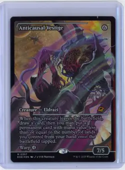 MtG EoE Anticausal Vestige #357 Borderless Showcase Foil English - Image 1