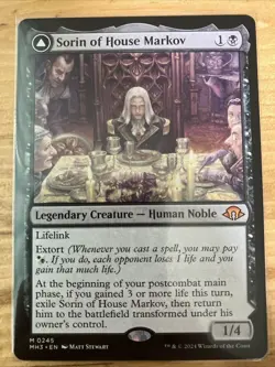 1x - Sorin Of House Markow / Sorin, Ravenous Neonate - NM - MTG - MH3 - L101 - Image 1