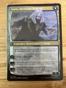 1x - Sorin Of House Markow / Sorin, Ravenous Neonate - NM - MTG - MH3 - L101 - Image 2