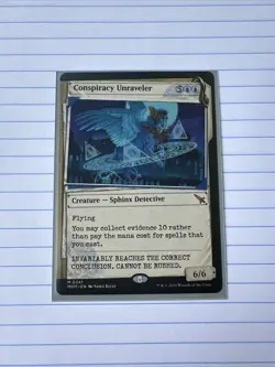 Magic the Gathering MTG Conspiracy Unraveler x1 Mythic Showcase Card NM/M Murder - Image 1