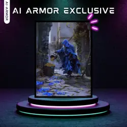 (Mill) - 100ct Matte TCG/MTG Card Art Sleeves by Ai Armor Multi - Image 2