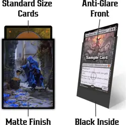(Mill) - 100ct Matte TCG/MTG Card Art Sleeves by Ai Armor Multi - Image 3