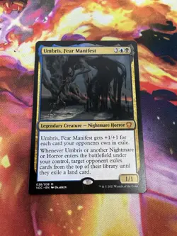 Umbris, Fear Manifest #76 Regular Extended Art Mythic MTG 21 CMD: Innistrad: VOW - Image 1