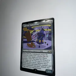 D00-DL, Caricaturist MTG Magic Cards NM-M Unfinity RARE SHOWCASE GALAXY FOIL - Image 3