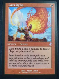 Lava Spike Time Shifted - TSR - Mtg Card #57E - Image 1