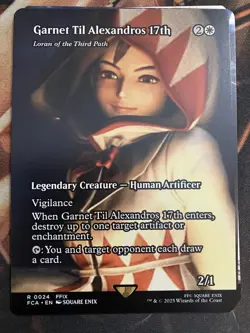 MTG Garnet Til Alexandros 17th - Loran of the Third Path - Showcase, NM-Mint, En - Image 1