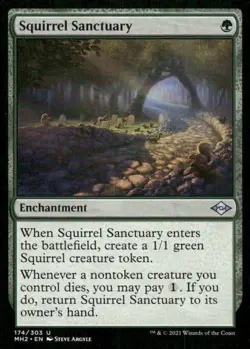 Squirrel Sanctuary 174/303 Modern Horizons 2 MTG Magic the Gathering card - Image 1