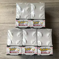 5 x Pokemon Darkness Ablaze & Rebel Clash Blister Boxes (120 Booster Packs) - Image 4