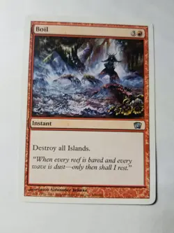 Boil LP Eighth Edition Red Instant Magic MTG Behnke - Image 1