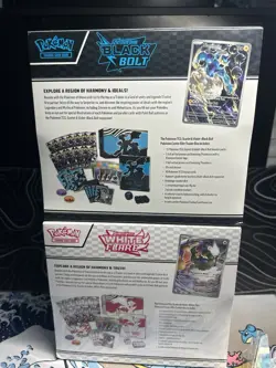 Pokemon TCG Black Bolt And White Flare Pokemon Center ETB’s - SET - Image 3