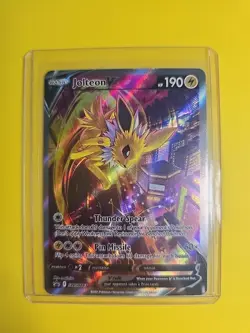 Pokemon TCG Jolteon V SWSH183 Black Star Promo - Image 1
