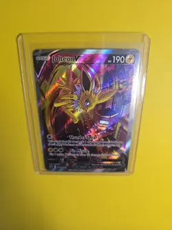 Pokemon TCG Jolteon V SWSH183 Black Star Promo - Image 3