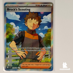 Pokemon TCG | Brock’s Scouting 179/159 | Ultra Rare | Scarlet & Violet JTG | NM - Image 1