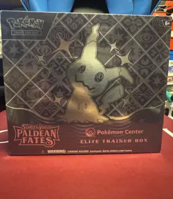 Pokemon Paldean Fates - Pokemon Center Edition ETB - TCG Elite Trainer Box - Image 1