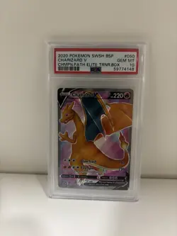 2020 POKEMON SWSH BSP CHARIZARD V CHMPN PATH ELITE TRNR.BOX PSA 10 - Image 1