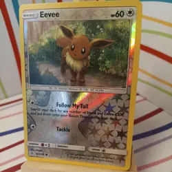 Eevee 167/236 Pokemon TCG Sun Moon Sm-Cosmic Eclipse Reverse Holo (Near Mint) N1 - Image 1