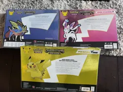 Pokemon TCG 2021 Celebrations Pikachu V-UNION Deluxe Pin & Dark Silveon V SEALED 820650809156 - Image 2