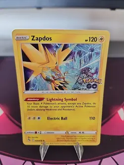 Zapdos 029/078 -Holo Rare Pokemon GO TCG NM - Image 1
