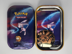 Pokemon TCG Kanto Power Mini Tin Mew & Psyduck Art (EMPTY) W/ Pikachu Coin - Image 1
