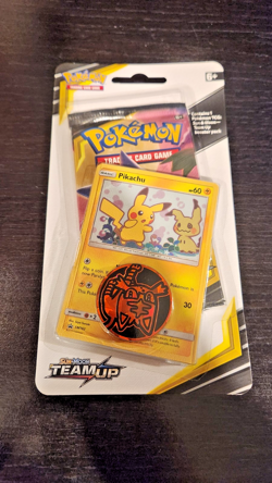 Pokemon Sun & Moon Team Up Blister Pack with Pikachu Promo SEALED - Image 1