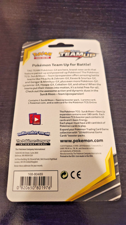 Pokemon Sun & Moon Team Up Blister Pack with Pikachu Promo SEALED - Image 2