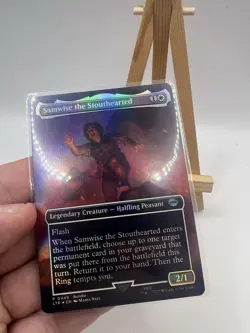 MTG Samwise the Stouthearted Borderless Foil Lord of the Rings #449 LP - Image 3