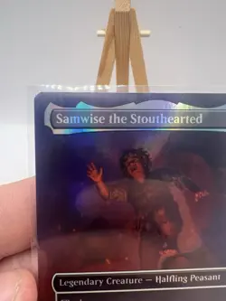 MTG Samwise the Stouthearted Borderless Foil Lord of the Rings #449 LP - Image 5