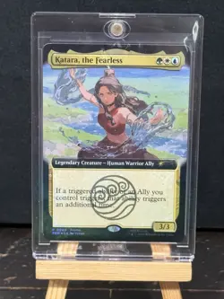 SHIP TODAY Magic The Gathering X Avatar Katara The Fearless Promo Card SDCC 2025 - Image 3