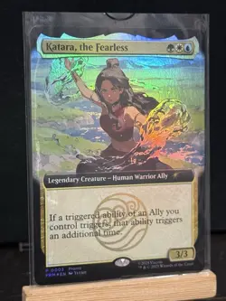 SHIP TODAY Magic The Gathering X Avatar Katara The Fearless Promo Card SDCC 2025 - Image 5