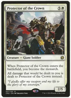 MTG Protector of the Crown Conspiracy: Take the Crown Rare LP - Image 1