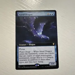 NM Extended Art Astral Dragon, MTG, Baldur's Gate, Magic, 613 - Image 1