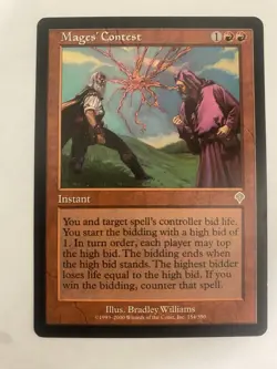 MAGES' CONTEST - INSTANT, RARE - Magic the Gathering - LP - MTG - INVASION - Image 1